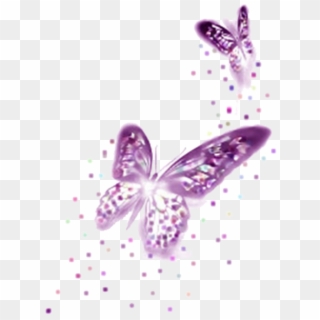 #mq #purple #butterfly #butterflys #confetti - Butterfly, HD Png Download