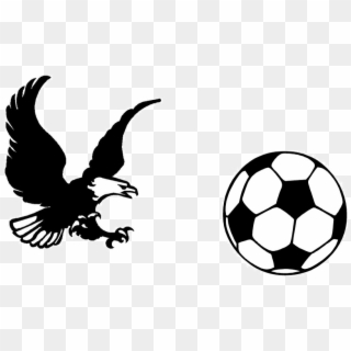 Soccer Clipart Eagle - Soccer Ball Vector Png, Transparent Png