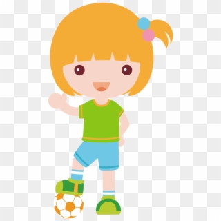Minus Women's Football, Say Hello, Child Doll, Soccer - Clipart Futebol Kids, HD Png Download