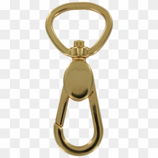 1in Swivel Snap Hook Gold - Keychain, HD Png Download