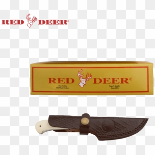 7 In Red Deer® Hunting Knife Real Bone Handle, , Panther - Hunting Knife, HD Png Download