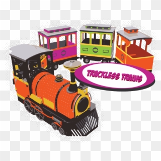Electric Trackless Trains For Sale From Kid Steam - Trackless Train Clipart, HD Png Download
