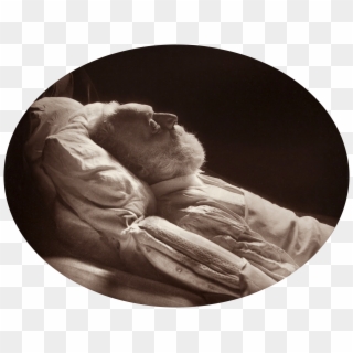 Victor Hugo Deathbed Portrait By Nadar, 1885 - Victor Hugo On His Deathbed, HD Png Download