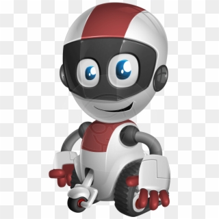 Cute Robot Kid Cartoon Vector Character Aka Digitalittle - Animated Robot Png, Transparent Png