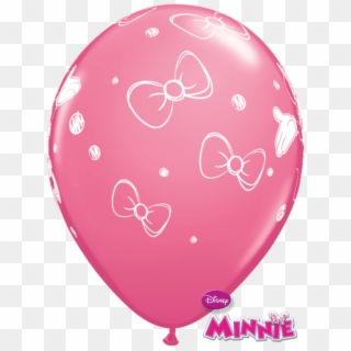 Globo Minnie Rose 25ct 11″/28cm - Mardi Gras Latex Balloon, HD Png Download