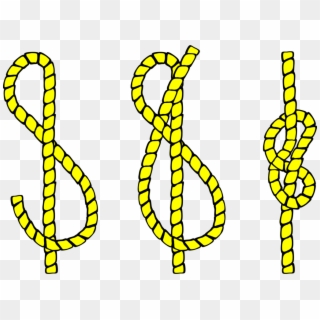 Knot Scouting Rope Sailing Bowline - Figure 8 Knot, HD Png Download