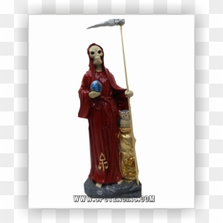 La Santa Muerte Color Rojo Tamaño 30cm - Statue, HD Png Download