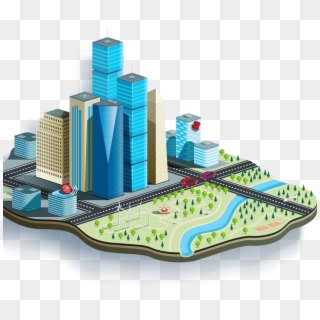 Smart City - Scale Model, HD Png Download