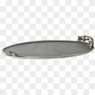 Silver Tray Png - Silver, Transparent Png