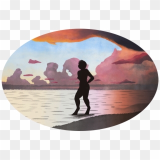 Stormy Sunset - Jogging, HD Png Download