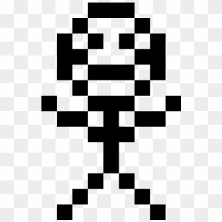 Invisible Man Origins - Pixel Art Stick Man, HD Png Download