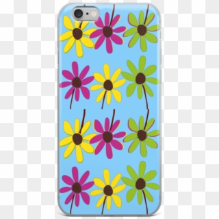 Colourful Hand Drawn Flower Petals Sky Iphone Case - Mobile Phone Case, HD Png Download