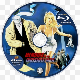 Memoirs Of An Invisible Man Bluray Disc Image - Cartoon, HD Png Download
