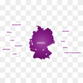 Deutschland Map, HD Png Download
