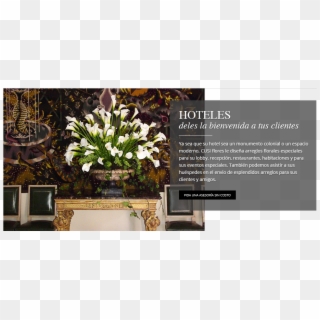 Cusi Logrará Que Nuestros Clientes Corporativos O Privados - Arreglos Florales Recepcion Hotel, HD Png Download
