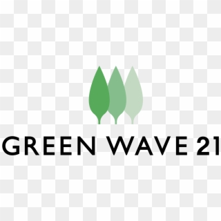 Green Wave 21 Logo Png Transparent - Graphic Design, Png Download