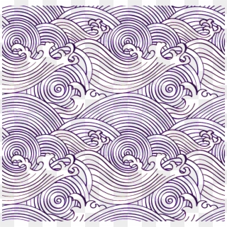 Great Wave Off Kanagawa, Wave, Wind Wave, Symmetry, - Japanese Wave Pattern Png, Transparent Png