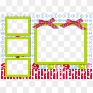 Christmas Picture Collage Template - Frame Collage Template Png, Transparent Png