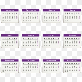 Template Calendar 2014 Gratis Printable Monthly Calendar - Calendar, HD Png Download