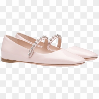 Patent Leather Mary Jane Ballerinas Cinderella Slipper, - Leather, HD Png Download