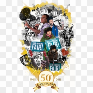 The 50th Anniversary Of The Fair Housing Act - Poster, HD Png Download