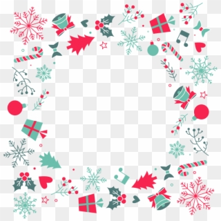 Christmas Background Png Image - Circle, Transparent Png
