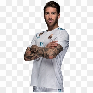 Facebooktwittergoogle Whatsapp - Sergio Ramos Real Madrid 2018 Png, Transparent Png