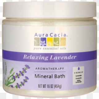 Buy Aura Cacia, Mineral Bath Relaxing Lavender, 16 - Aromatherapy, HD Png Download