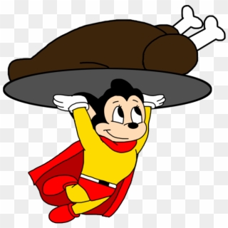 Mighty Mouse Carrying A - Cartoon, HD Png Download