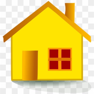 Homes Vector Guest House - Yellow House Clipart, HD Png Download