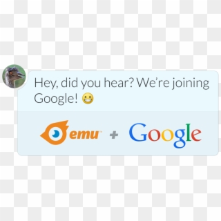 Emu Transition Bubble - Google, HD Png Download