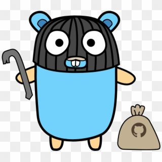 Say Hello To Gitrob Gopher - Mascot Golang Gopher, HD Png Download