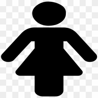Female Comments - Girl Bathroom Icon, HD Png Download
