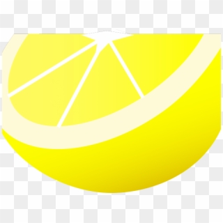 Lemon Clipart Lemon Wedge - Circle, HD Png Download