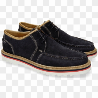 Derby Shoes Jack 12 Suede Pattini Navy Binding - Slip-on Shoe, HD Png Download