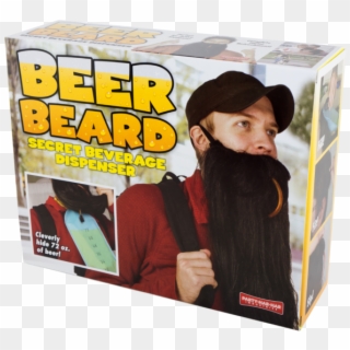 Beer Beard Prank Fake Gag Funny Parody Joke Gift Box - Sneaking In Alcohol Meme, HD Png Download