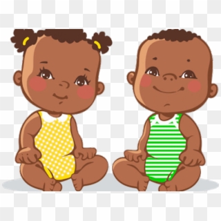 African American Baby Vector, HD Png Download