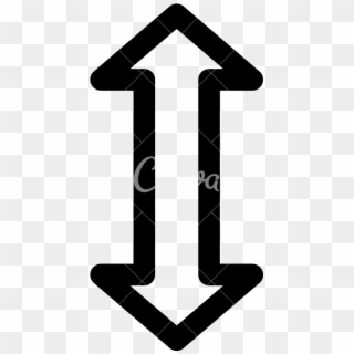 Up And Down Arrow - Sign, HD Png Download