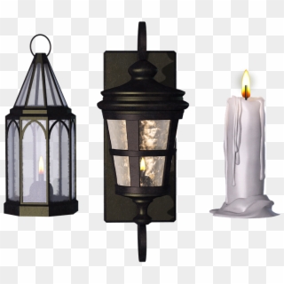 Replacement Lamp Lantern Candle Lighting Light - Linterna Con Vela, HD Png Download