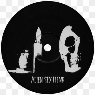 Alien Sex Fiend Vinyl Label Vinyl Png Transparent Goth - Transparent Goth, Png Download