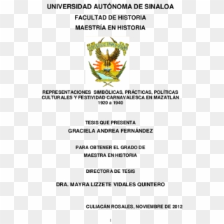 Pdf - Autonomous University Of Sinaloa, HD Png Download