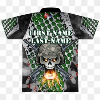 Skull Dye Sublimated Jersey - Fashion Design, HD Png Download