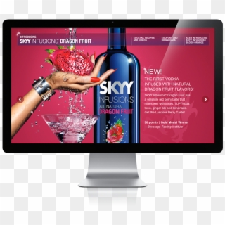 Live - Skyy Vodka Ads, HD Png Download