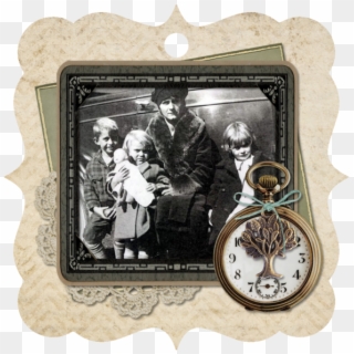 Vintage Memories Ornaments - Picture Frame, HD Png Download