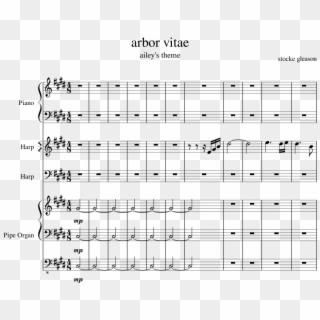 Arbor Vitae Sheet Music For Synthesizer, Harp, Guitar - Big Ed's March Sheet Music, HD Png Download