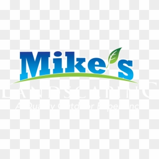 Mike's Landscaping Logo With White Lettering - Graphic Design, HD Png Download