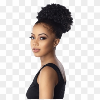Afro Puff Large - Afro, HD Png Download
