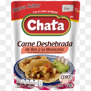 Chata Carne Deshebrada De Res A La Mexicana 125g - Chilorio De Cerdo Chata, HD Png Download