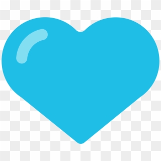 Blue Heart Icon , Png Download - Teal Heart Clipart, Transparent Png