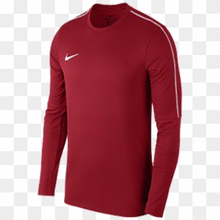 Nike Drill Top Crew Kids University Red/white/white - - Nike Park18 Drill Top Men, HD Png Download